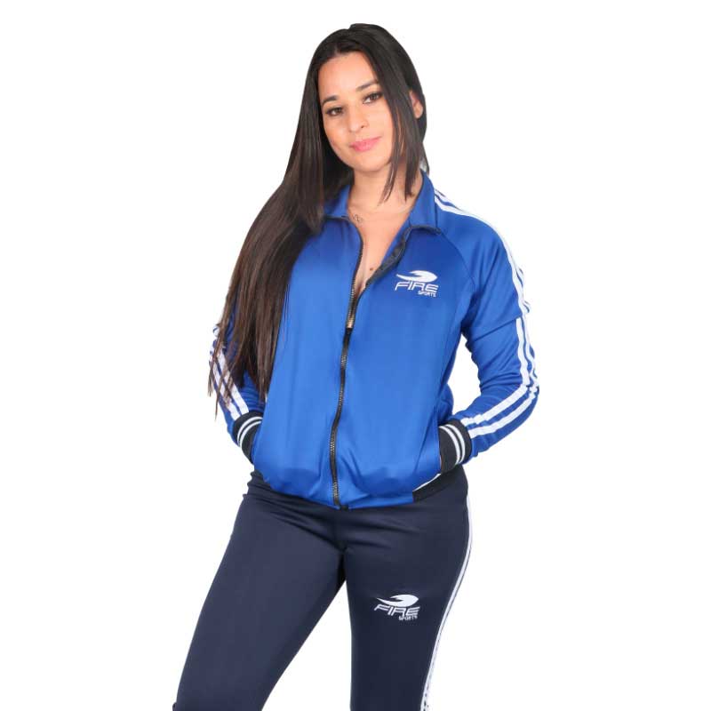 Conjunto Deportivo Fire Sports Pants Femenil Azul-Azul Marino