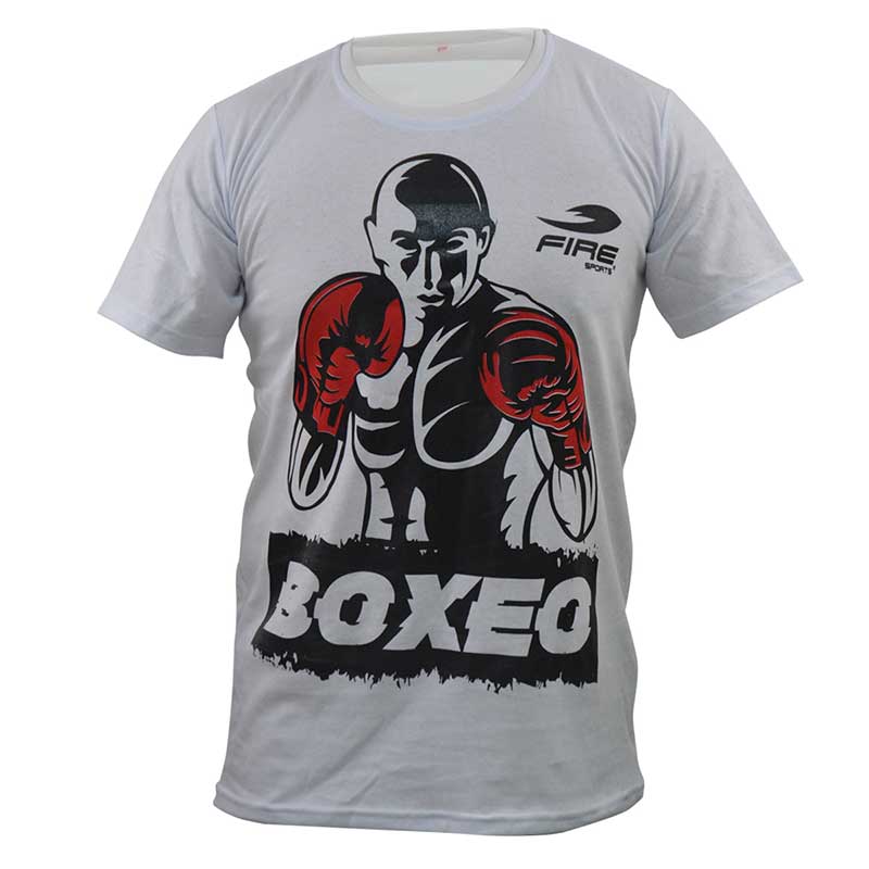 Camiseta original POWER Boxeo blanca