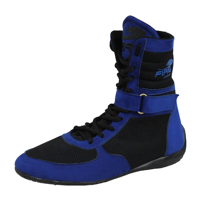  SFDPDM Botas de boxeo de lucha libre para hombre, zapatillas de  boxeo de caña alta, suela de goma, calzado cómodo tipo boxeador, botas  transpirables, azul-7 : Ropa, Zapatos y Joyería