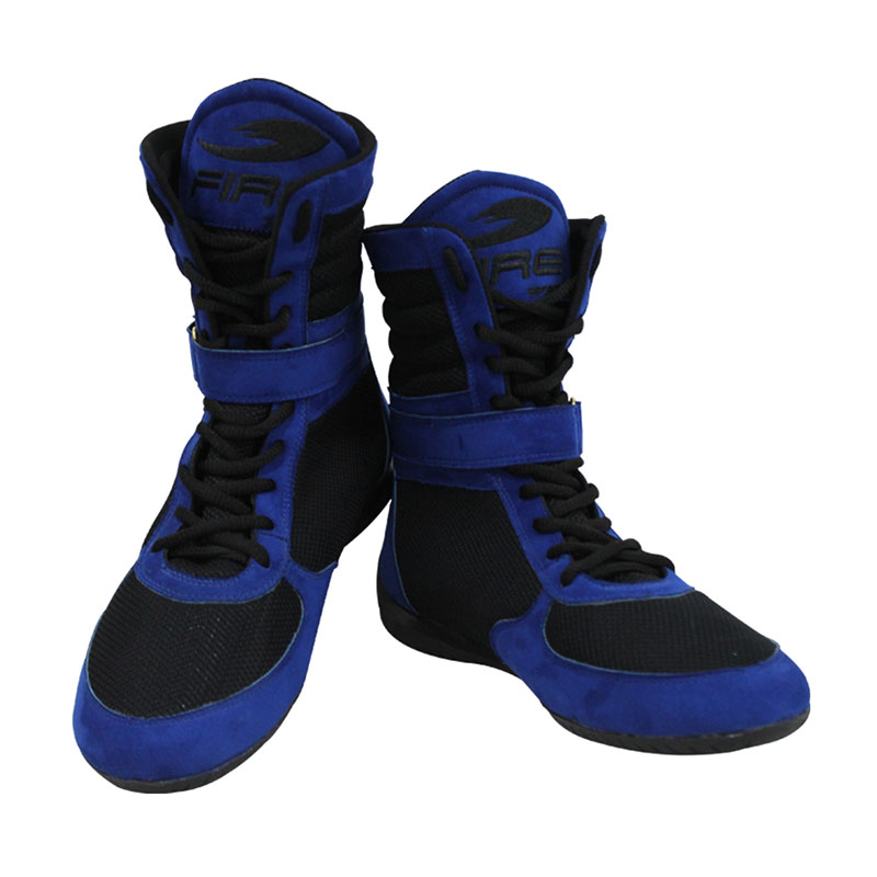  SFDPDM Botas de boxeo de lucha libre para hombre, zapatillas de  boxeo de caña alta, suela de goma, calzado cómodo tipo boxeador, botas  transpirables, azul-8 : Ropa, Zapatos y Joyería