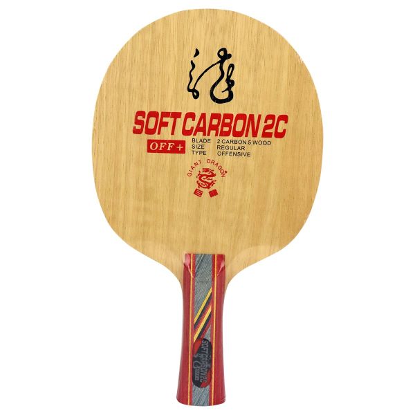 Raqueta soft carbon 2C Giant Dragon para tenis de mesa